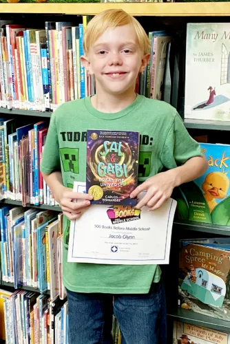 Lisbon reader completes Lepper Library program challenge